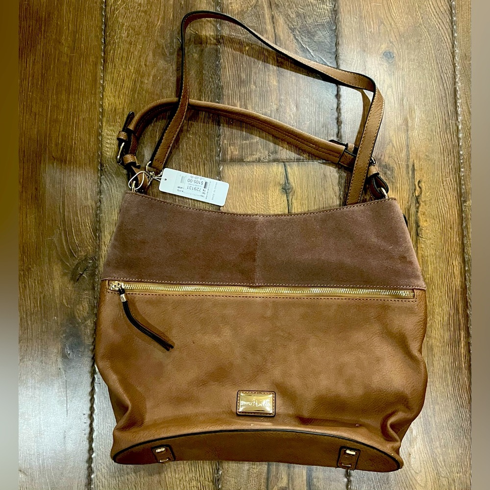 Simply Noelle Faux Leather brown Hobo Bag. Beautiful bag! NWT